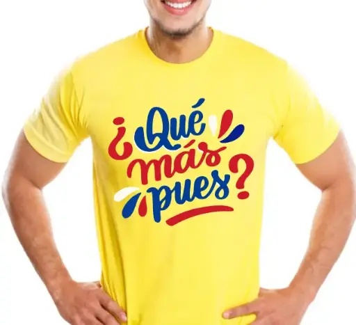 Playera Qué más pues Amarilla